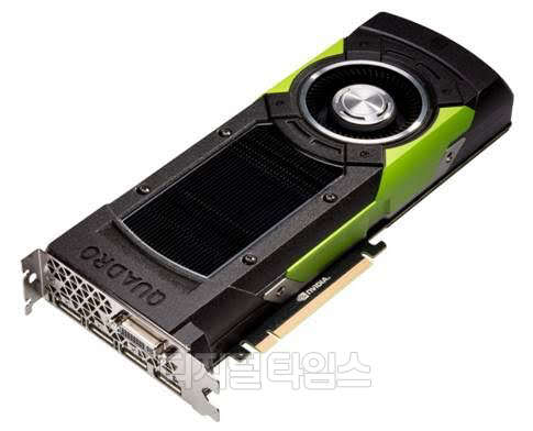 엔비디아가 전문가용 GPU 쿼드로(Quadro) 시리즈의 최신 모델인 '쿼드로 M6000 24GB'를 출시한다고 25일 밝혔다. <엔비디아 제공>